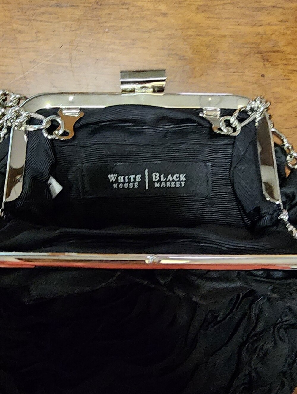 White House Black Market Rose Clutch - Picture 2 of 3